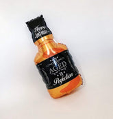 PartyCorp Happy Birthday Whiskey Bottle Shaped Foil Balloon For Party Decoration, Pack of 1